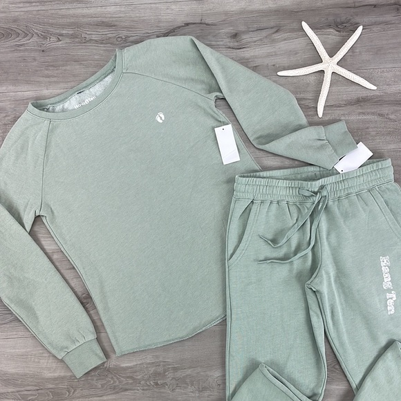 🔆HANG TEN🔆 CLASSIC LS CREW CLASSY PANT SET - Picture 6 of 17